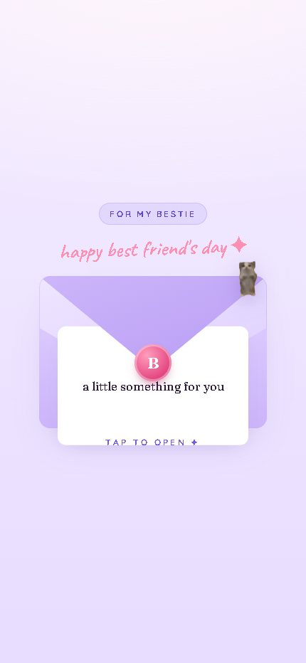 Best Friends Day 001 interactive gift preview