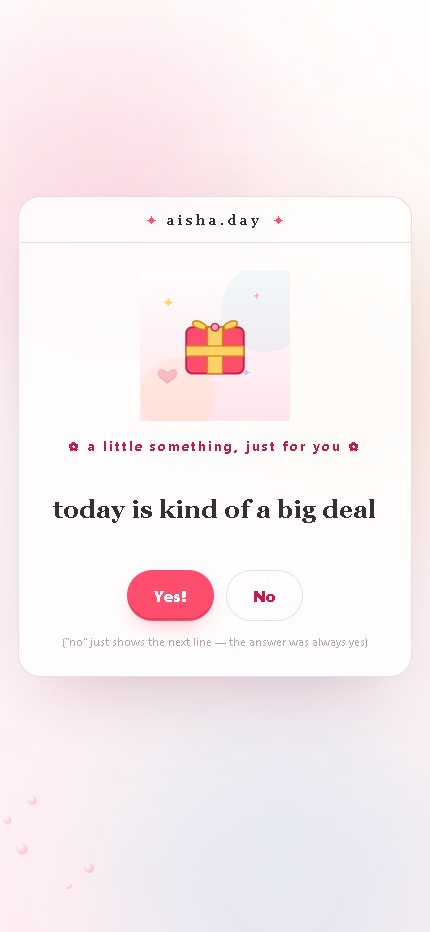 Birthday Wish 001 interactive gift preview