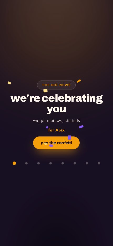 Congrats 001 interactive gift preview