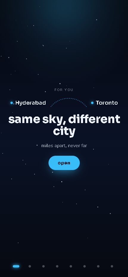 Long Distance 001 interactive gift preview