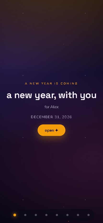 New Year 001 interactive gift preview